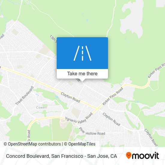 Mapa de Concord Boulevard