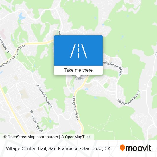 Mapa de Village Center Trail