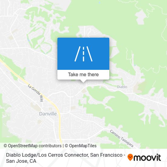 Diablo Lodge / Los Cerros Connector map
