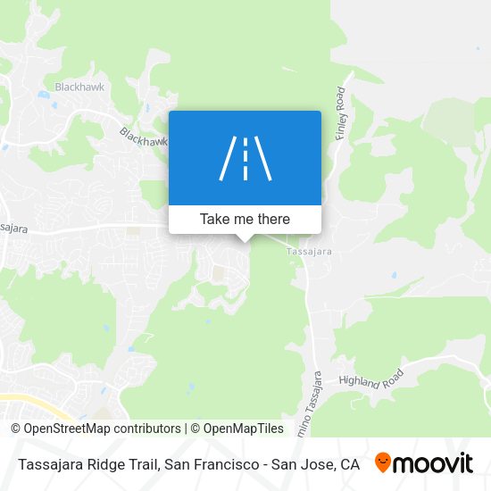 Mapa de Tassajara Ridge Trail