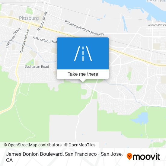 James Donlon Boulevard map