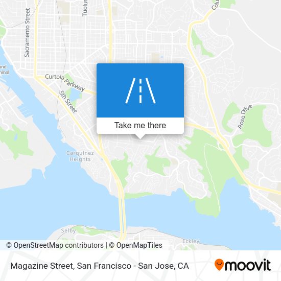 Mapa de Magazine Street