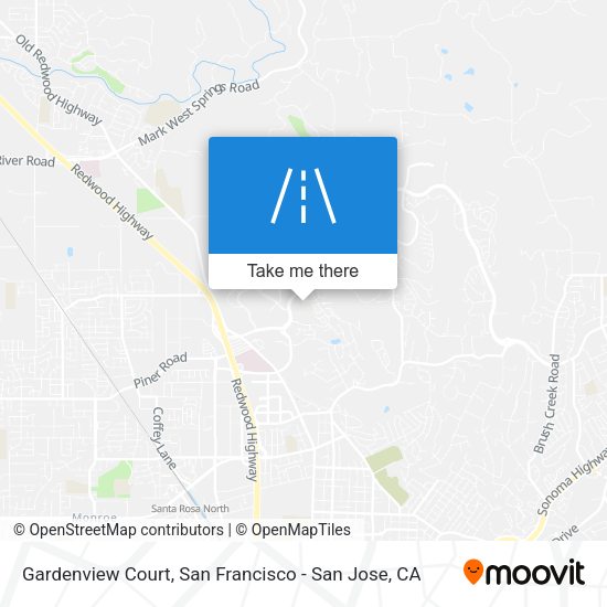 Mapa de Gardenview Court