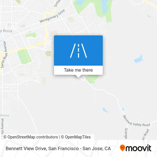 Bennett View Drive map