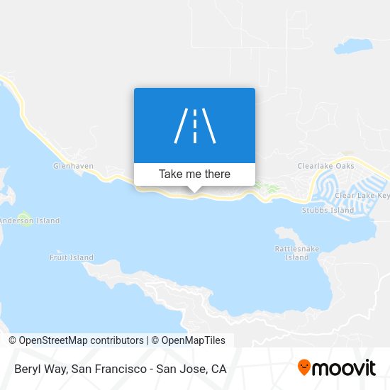Mapa de Beryl Way
