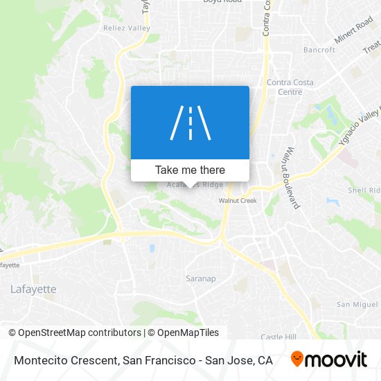 Montecito Crescent map
