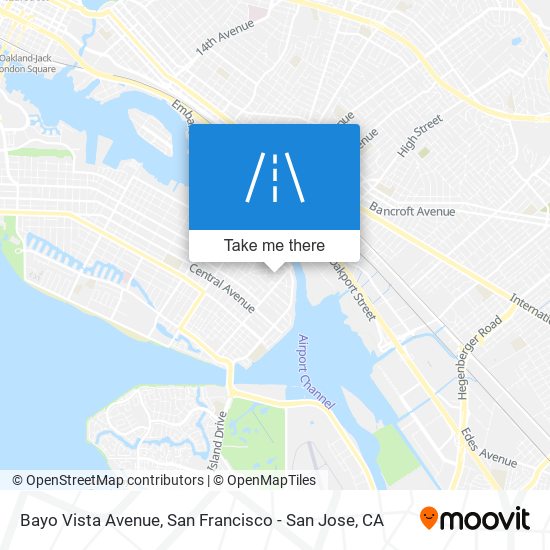 Bayo Vista Avenue map