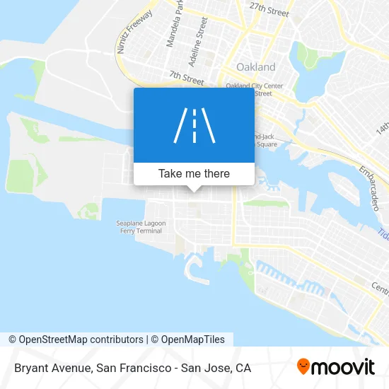 Bryant Avenue map