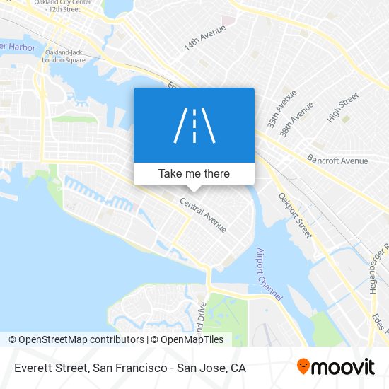 Mapa de Everett Street