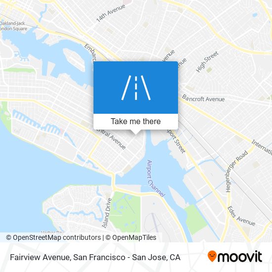 Mapa de Fairview Avenue