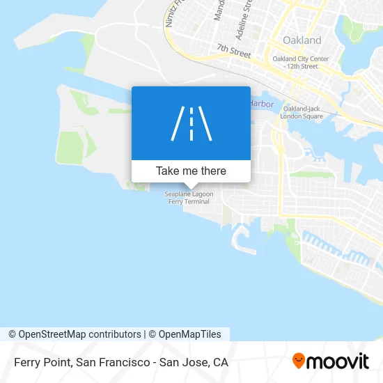 Ferry Point map