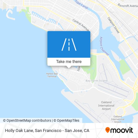 Holly Oak Lane map