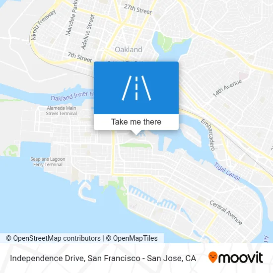 Independence Drive map