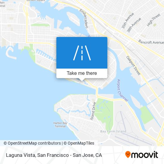 Laguna Vista map