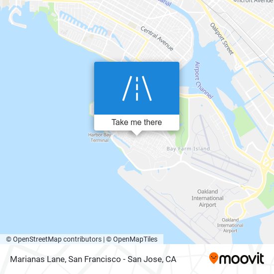 Mapa de Marianas Lane