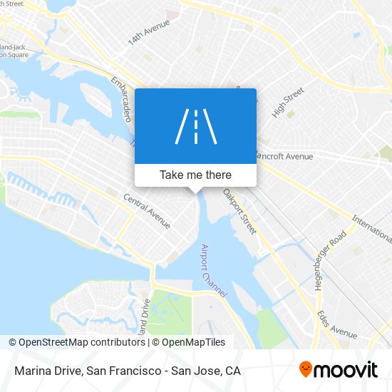 Mapa de Marina Drive