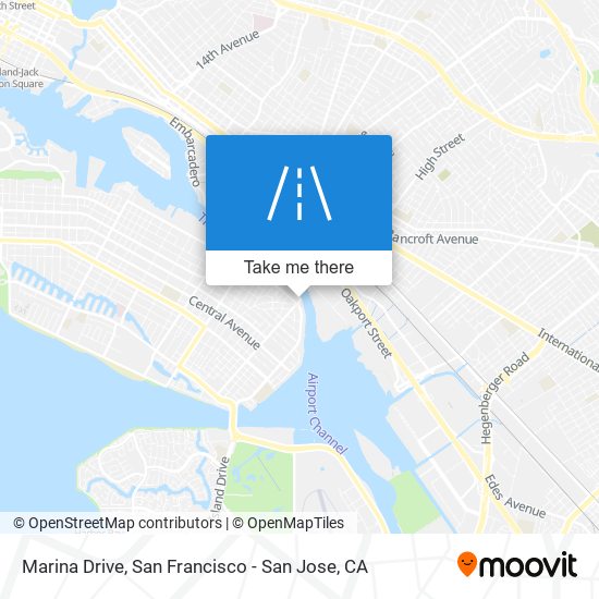 Marina Drive map