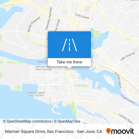 Mariner Square Drive map
