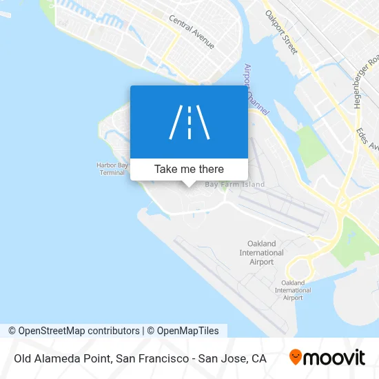 Old Alameda Point map