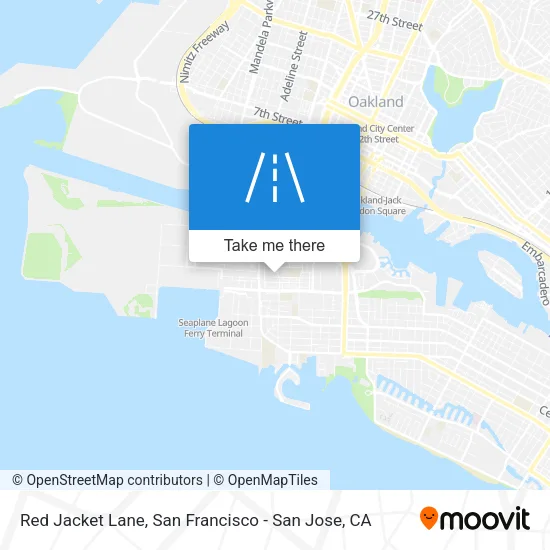 Red Jacket Lane map