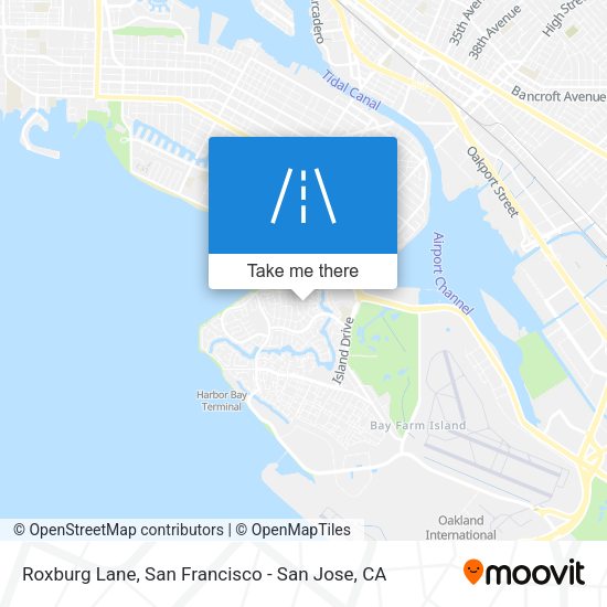 Mapa de Roxburg Lane