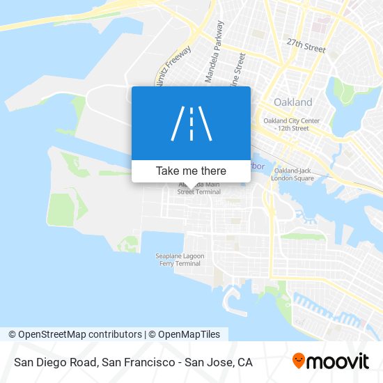 San Diego Road map