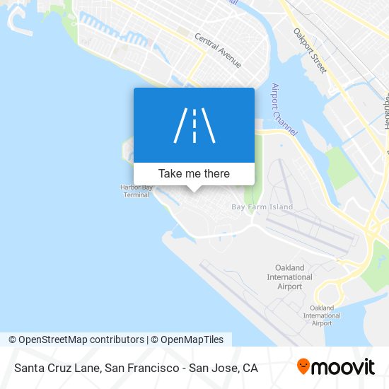 Santa Cruz Lane map