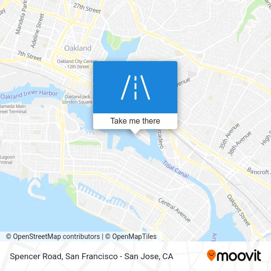 Spencer Road map