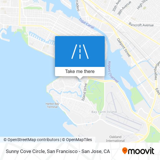 Sunny Cove Circle map