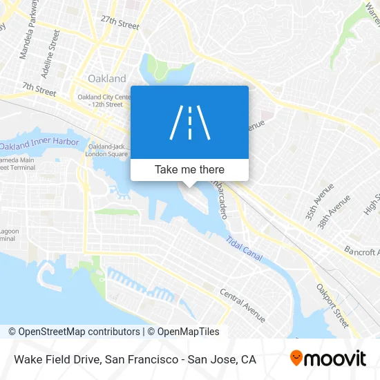 Wake Field Drive map