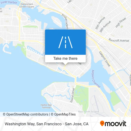 Washington Way map