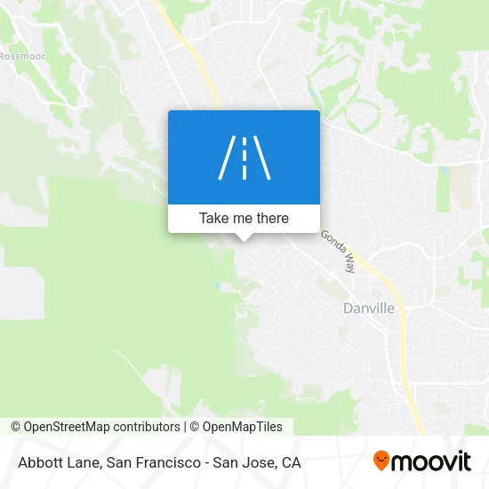 Abbott Lane map