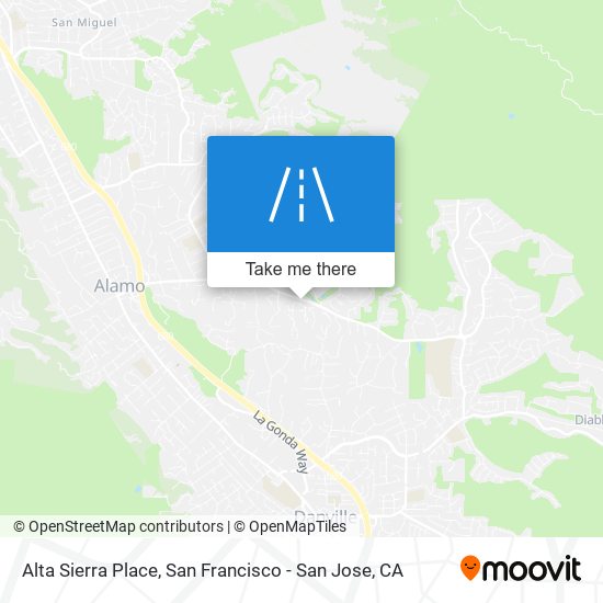 Alta Sierra Place map