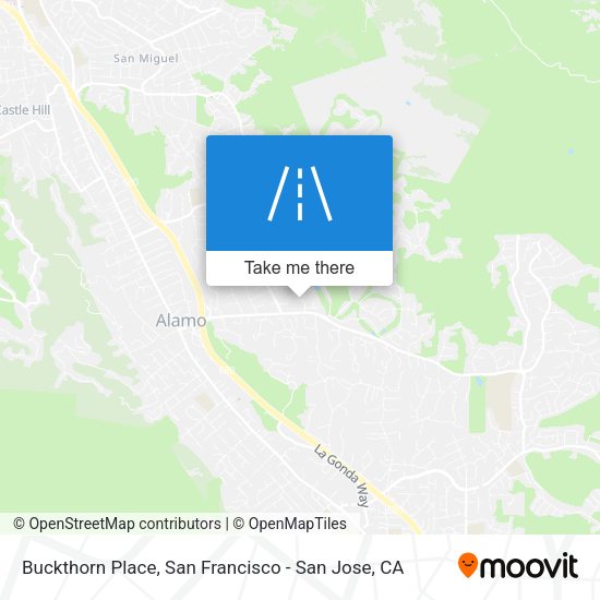 Mapa de Buckthorn Place