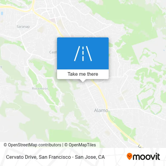 Cervato Drive map