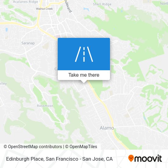 Mapa de Edinburgh Place