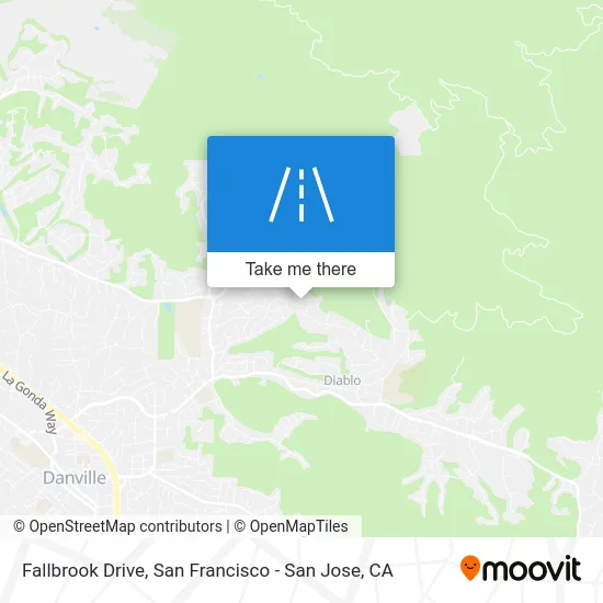 Fallbrook Drive map