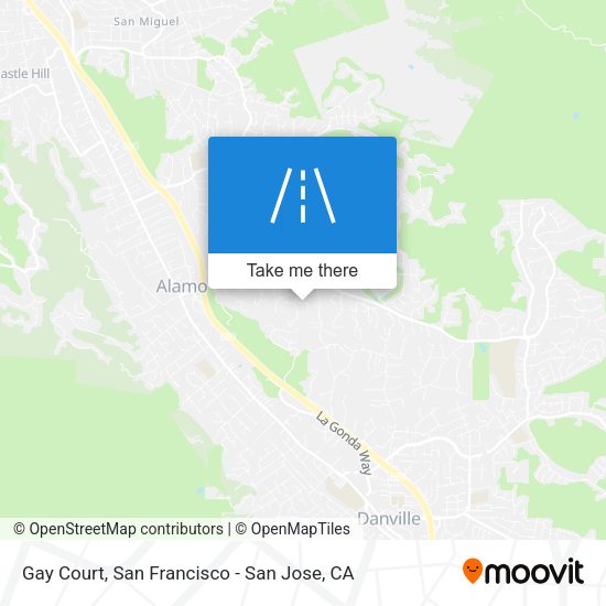 Gay Court map