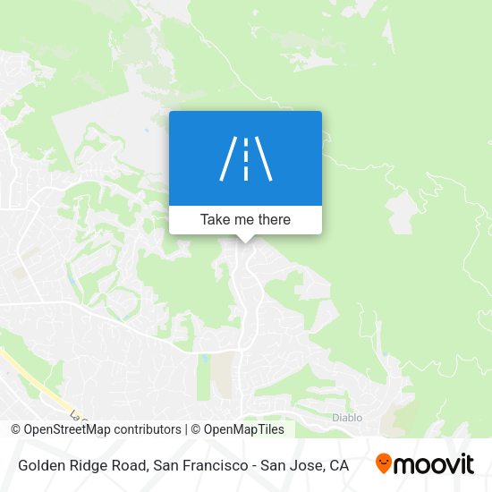 Mapa de Golden Ridge Road