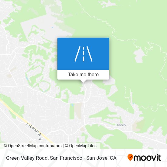 Mapa de Green Valley Road