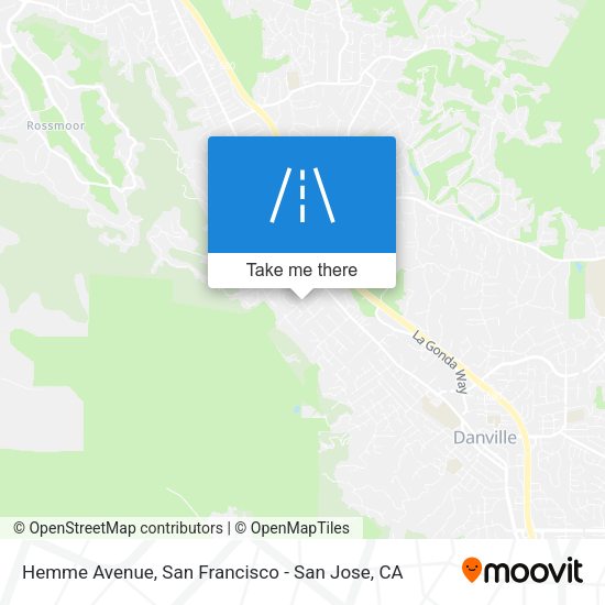Mapa de Hemme Avenue