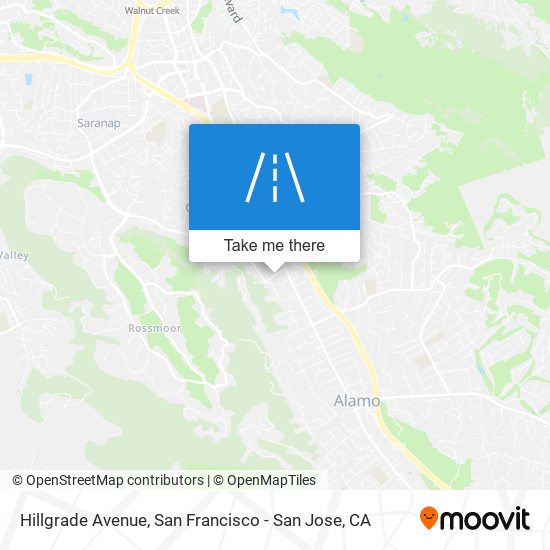 Hillgrade Avenue map