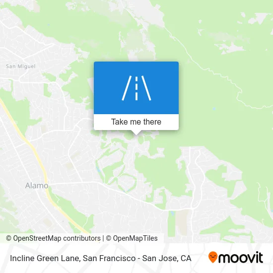 Incline Green Lane map