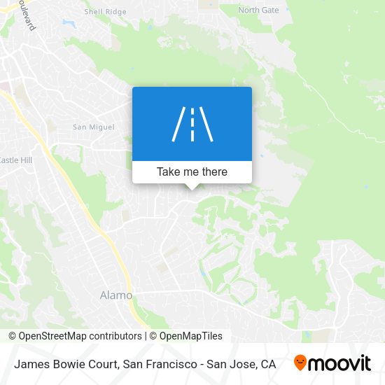 James Bowie Court map