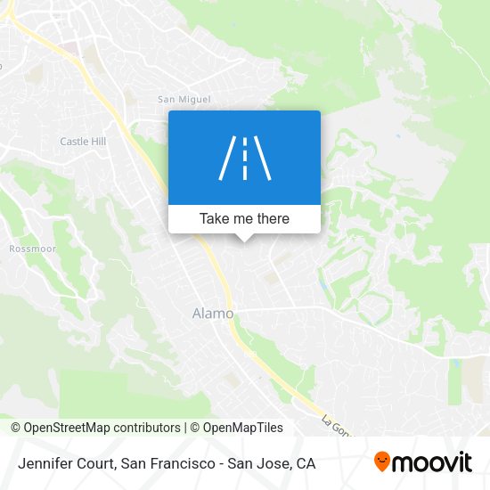 Mapa de Jennifer Court