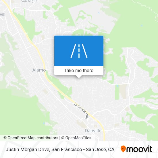 Mapa de Justin Morgan Drive