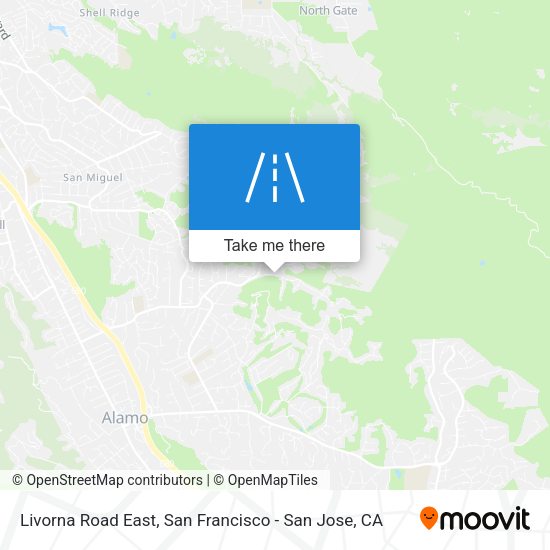 Livorna Road East map