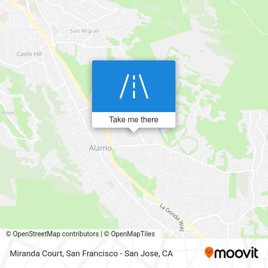 Mapa de Miranda Court