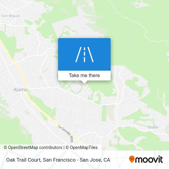 Mapa de Oak Trail Court