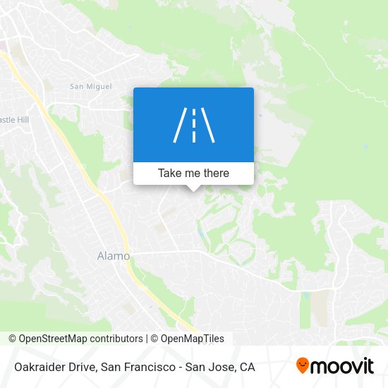 Mapa de Oakraider Drive